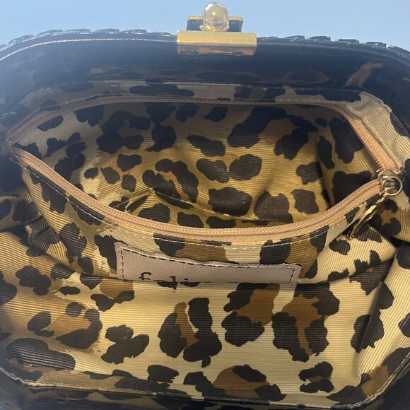 Felix Rey Black Metal Mesh Clutch Purse - Picture 5 of 6